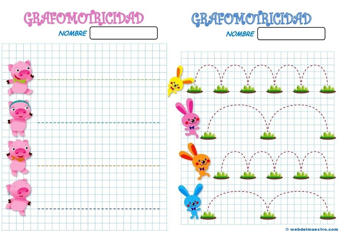 Fichas De Grafomotricidad Web Del Maestro