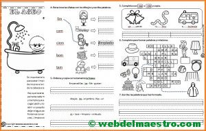 Lecto Escritura Ejercicios De Español Para Segundo Grado De Primaria ...