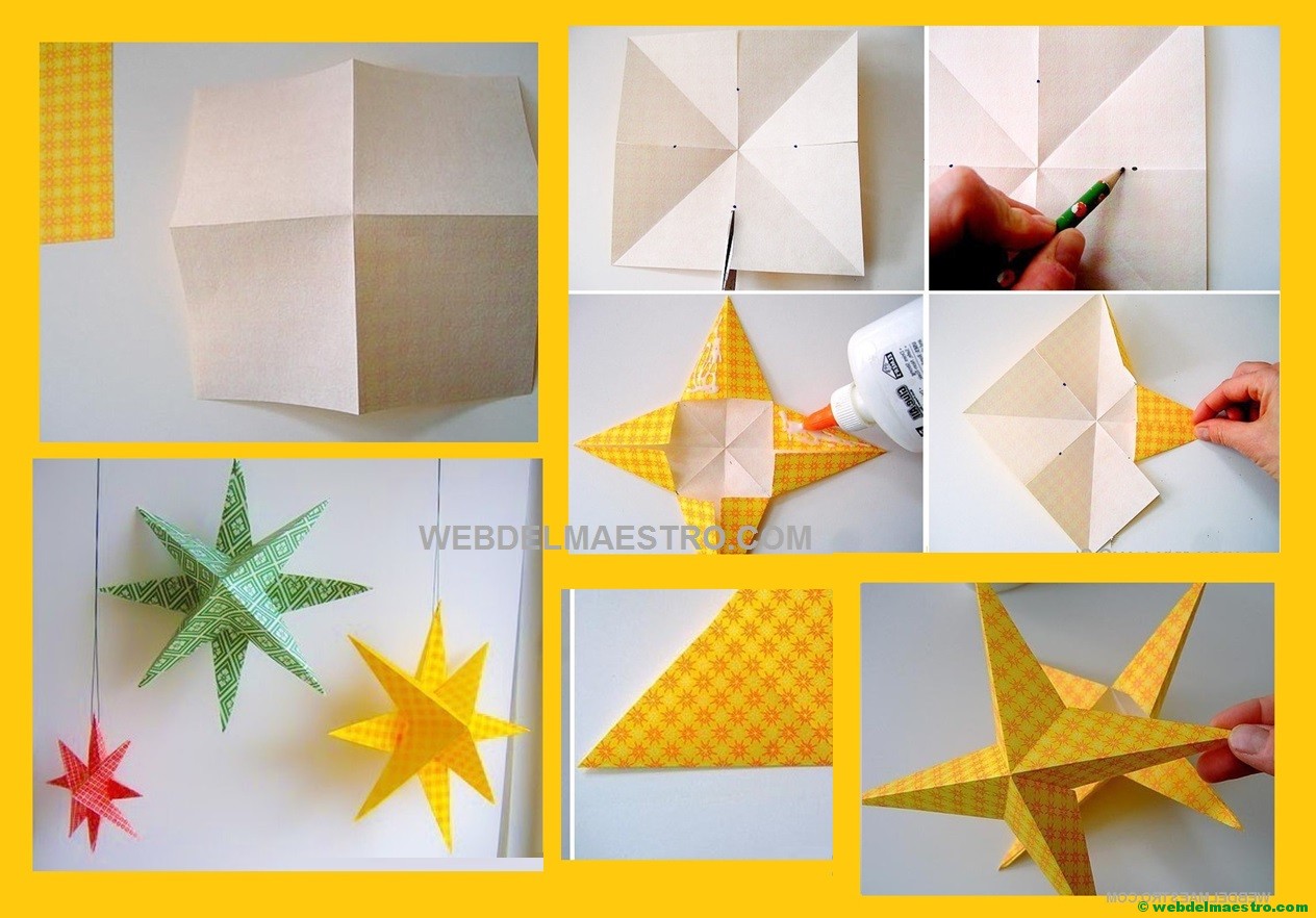 blanco justa martillo Cómo hacer estrellas de papel - Web del maestro