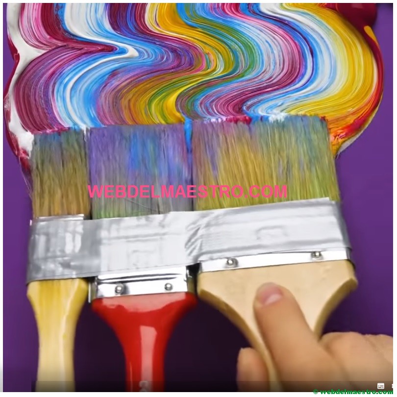 Técnicas de pintura para niños Web