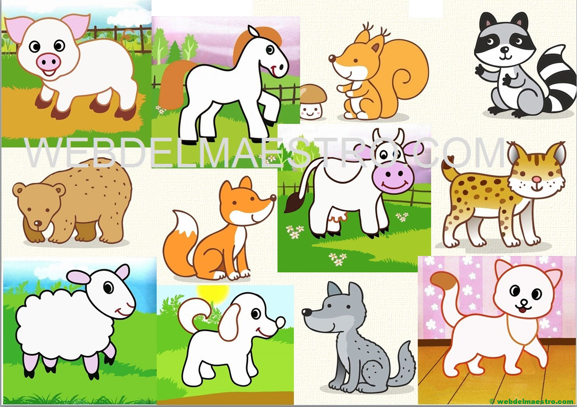 Dibujos infantiles de animales - Web del maestro