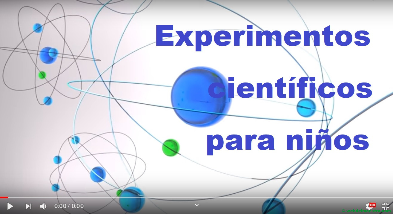 Experientos científicos para niños
