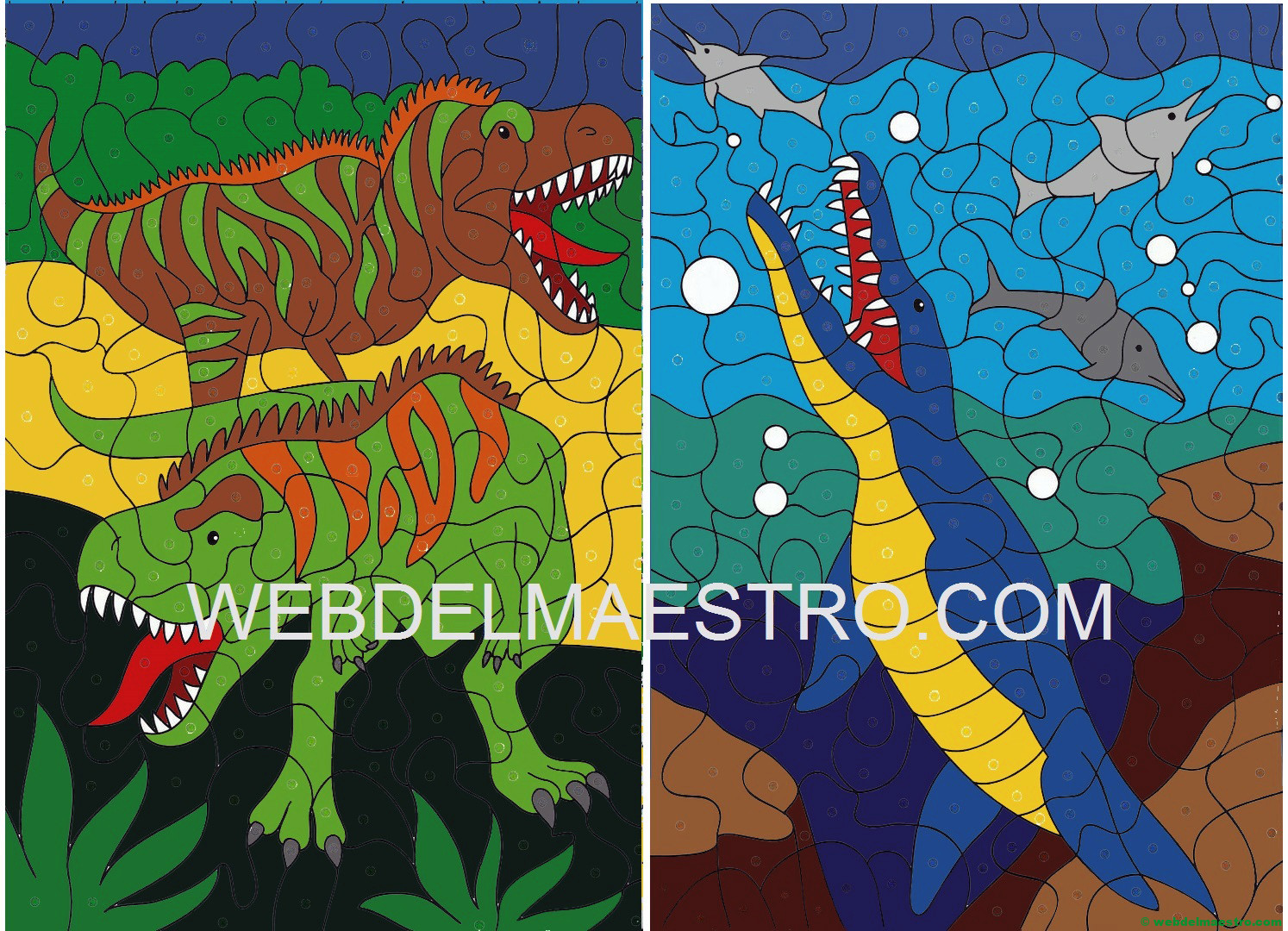Dibujos para colorear: dinosaurios - Web del maestro