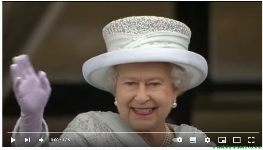 Vídeo sobre Isabel II de Inglaterra